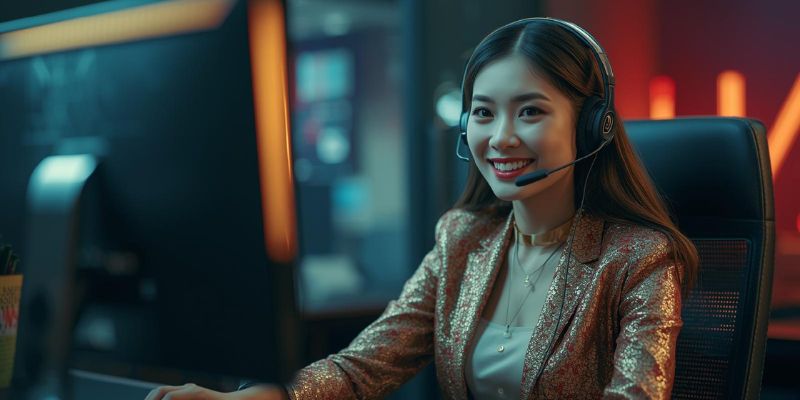 Hệ thống Live Chat khi liên hệ HITCLUB